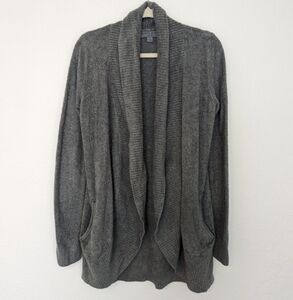 Barefoot Dreams CozyChic Lite Circle Cardigan Medium Gray